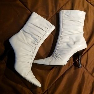 Winter White High Heel Boots size 7.5
